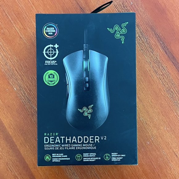 Razer: DeathAdder V2 14000 DPI Bluetooth Optical Gaming Mouse BNIB - Picture 3 of 3